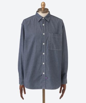 カジュアルシャツ Regular Collar Chambray