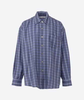 ＜OUR LEGACY (Men)＞シャツ　ＢＯＲＲＯＷＥＤ　ＳＨＩＲＴ　２６Ｓー４３ーＭ２２６２ＢＣＰ