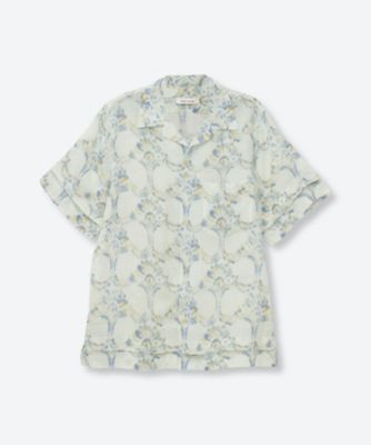 【定価6.1万円】wales bonner 2023AWラガーニットシャツ シャツ LOTUS BOWLING SHIRT 26S－12