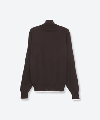 ニットプルオーバー PARK QUARTER－ZIP JUMPER