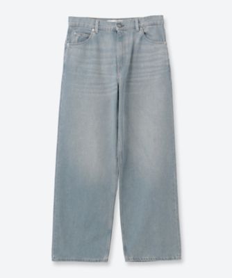 パンツ WOOL TROPICAL 3PLEATED WIDE―LEG