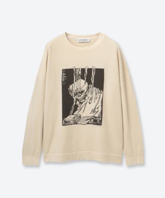 スウェット LIGHT WOOL SWEAT HALF ZIP P／O