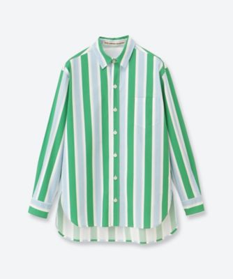 META CAMPANIA COLLECTIVE (MEN)/メタカンパニアコレクティヴ シャツ　ＰＡＢＬＯ　ＥＸＡＧＧＥＲＡＴＥＤ　ＵＮＬＩＮＥＤ　ＬＩＧＨＴ　ＣＯＴＴＯＮ　ＳＴＲＩＰＥ　ＰＲＩＮＴ　ＳＨＩＲＴ