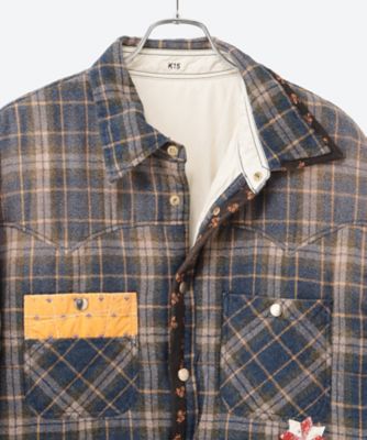ジャケット Vintage－effect checked
