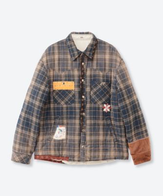 ジャケット Vintage－effect checked