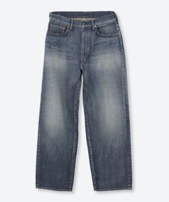 デニム No．22 Washed Wide Denim Pants
