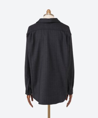 トップス marka SKIPPER SHIRT 2/48 wool softserge marka（マーカ）の「marka / マーカ：SKIPPER SHIRT - 2/48 wool