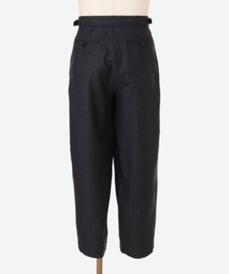 パンツ　２／４８　ＷＯＯＬ　ＳＯＦＴ　ＳＥＲＧＥ　ＯＦＦＩＣＥＲ　ＰＡＮＴＳ　２ＴＵＣＫ　ＷＩＤＥ　Ｍ２３Ｃ－０７ＰＴ０１Ｃ