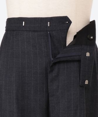 パンツ　２／４８　ＷＯＯＬ　ＳＯＦＴ　ＳＥＲＧＥ　ＯＦＦＩＣＥＲ　ＰＡＮＴＳ　２ＴＵＣＫ　ＷＩＤＥ　Ｍ２３Ｃ－０７ＰＴ０１Ｃ