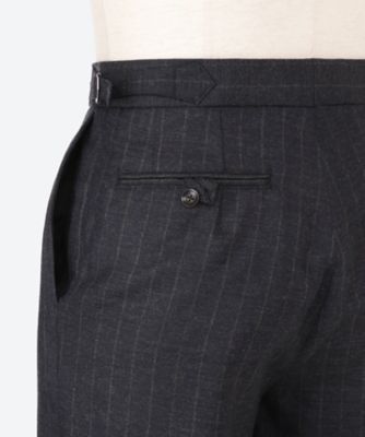 パンツ　２／４８　ＷＯＯＬ　ＳＯＦＴ　ＳＥＲＧＥ　ＯＦＦＩＣＥＲ　ＰＡＮＴＳ　２ＴＵＣＫ　ＷＩＤＥ　Ｍ２３Ｃ－０７ＰＴ０１Ｃ