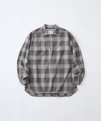 ＜White Mountaineering＞プルオーバーシャツ　ＧＵＳＳＥＴ　ＳＬＥＥＶＥ　ＰＵＬＬＯＶＥＲ　ＳＨＩＲＴ　ＷＭ２５７３１０４