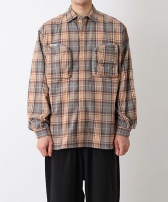 シャツ MID GUSSET SLEEVE TARTAN