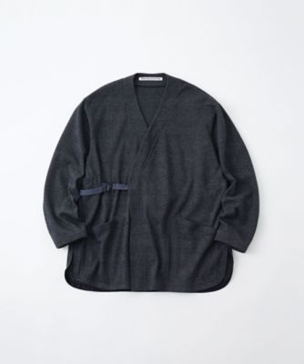 White Mountaineering/ホワイトマウンテニアリング シャツ GLENCHECK KIMONO SHIRT WM2573110 Charcoal トップス【三越伊勢丹/公式】