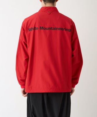 WHITE MOUNTAINEERING / 18SS/CORTED NYLON COACH JACKET/2/ナイロン/RED/WM1871214// 送料無料】ジャケット WINDSTOPPER COACH