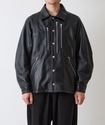 送料無料】コーチジャケット WM×Schott LEATHER