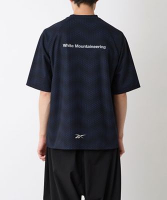 White Mountaineering Tシャツ・カットソー 黒x紺 0220825L0009 カットソー WM×Reebok TーSHIRT
