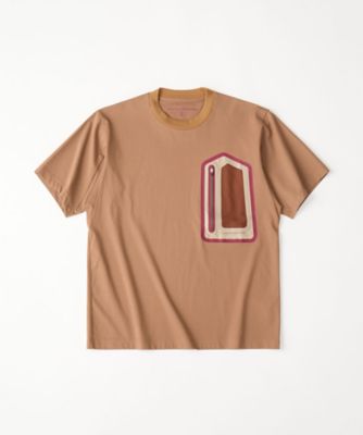 ※むぎ茶※Tシャツ Boxy Thermal Mock Neck T-Shirt - Brown – Brain Dead