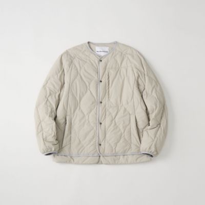 ダウンジャケット WM×TAION COLLARLESS DOWN