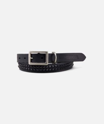 ＜NEIGHBORHOOD (Men)＞ベルト　ＤＯＵＢＬＥ　ＳＴＵＤＳ　ＢＥＬＴ　．　ＣＬ　２２２ＭＹＮＨ－ＡＣ０１