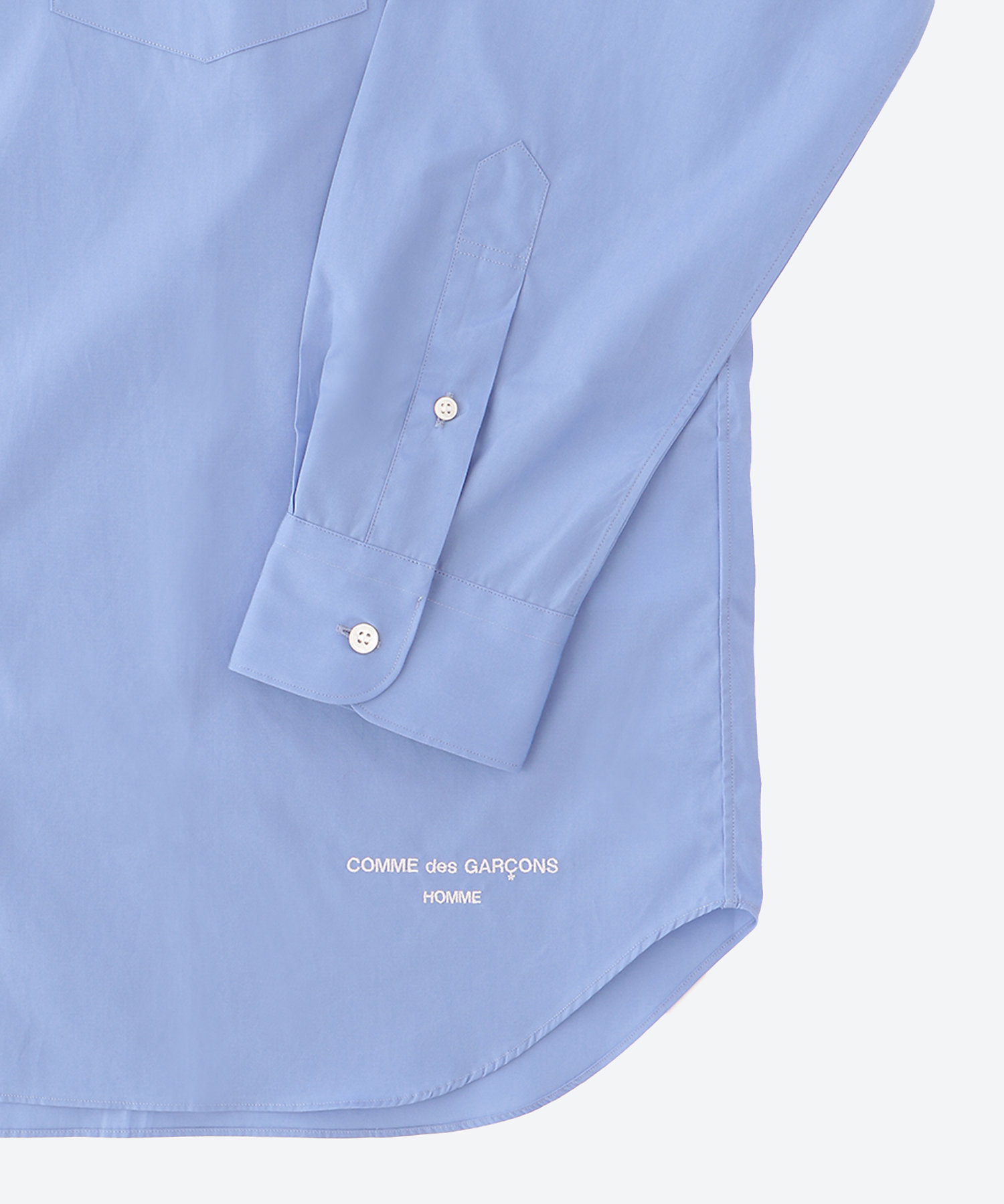 シャツ 綿ブロード ロゴ刺繍 ＨＫ－Ｂ００９－０５１ の通販 | 三越 