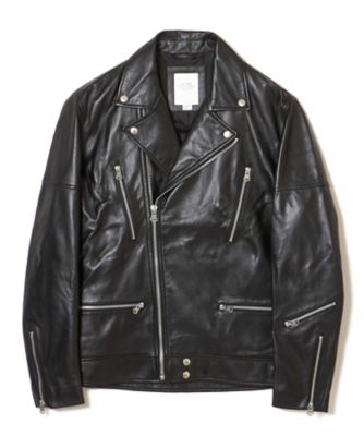 CRIMIE (Men)/クライミー レザージャケット　ＬＡＭＢ　ＬＥＡＴＨＥＲ　Ｗ　ＲＩＤＥＲＳ　ＪＡＣＫＥＴ　ＣＲ１－０２Ｂ５－ＪＫ０５