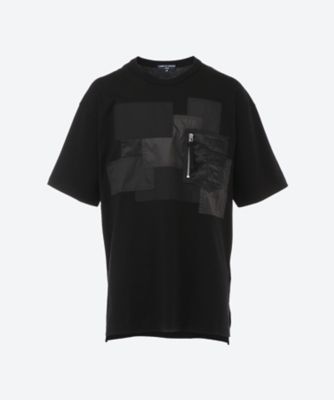 袖丈半袖COMME des GARCONS HOMME ミリタリーパッチワーク　Tシャツ