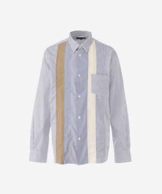カジュアルシャツ 綿ストライプ 切換え ＨＬ―Ｂ０１７―０５１ の通販