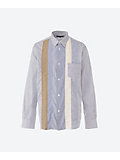 ＜COMME des GARCONS HOMME (Men)＞カジュアルシャツ　綿ストライプ　切換え　ＨＬ―Ｂ０１７―０５１