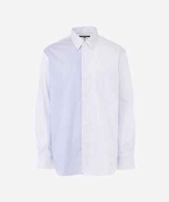 綿ストライプ　切換えシャツ　ＨＭ―Ｂ００７―０５１