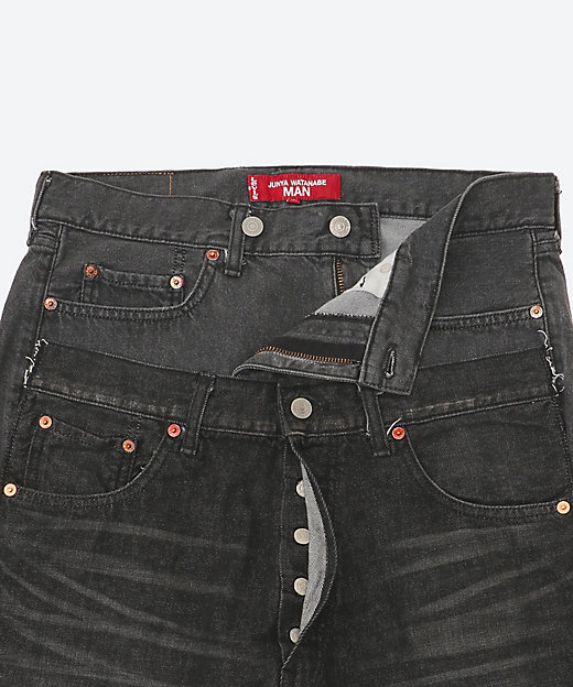 パンツ 綿デニム 製品加工カスタマイズ Levis Wネーム パンツ 綿デニム 製品加工カスタマイズ Levis Wネーム