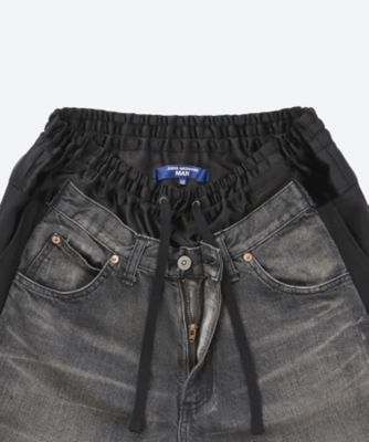 パンツ　綿デニム×ウールエステルサージ　ＷＯ―Ｐ０２６―０５１