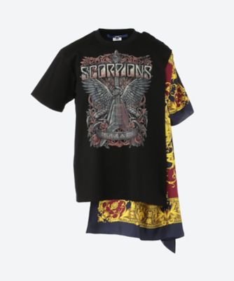 ＜JUNYA WATANABE MAN (Men)＞綿度詰天竺プリントＳＣＯＲＰＩＯＮＳ×シルクスカーフ　ＷＯ―Ｔ００３―０５１