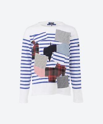 JUNYA WATANABE MAN (Men)/Junya Watanabe Man Long Sleeve T-Shirt SAINT JAMES T-Shirt Customization WO-T101-051