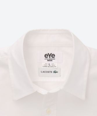 シャツ　綿オックス　ＬＡＣＯＳＴＥ　Ｗネーム　ＷＯ－Ｂ９０８－１００