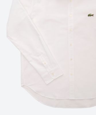シャツ　綿オックス　ＬＡＣＯＳＴＥ　Ｗネーム　ＷＯ－Ｂ９０８－１００
