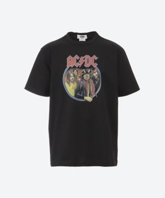 ＜JUNYA WATANABE MAN (Men)＞綿度詰天竺　製品プリント　ＡＣ／ＤＣ　　Ｔシャツ　ＷＯ―Ｔ９０４―１００