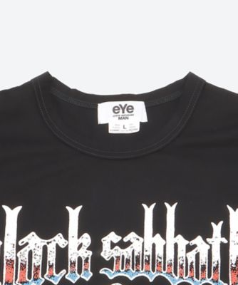 綿度詰天竺　製品プリント　ＢＬＡＣＫ　ＳＡＢＢＡＴＨ　　Ｔシャツ　ＷＯ―Ｔ９０５―１００