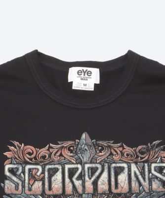 綿度詰天竺 製品プリント SCORPIONS Tシャツ WO