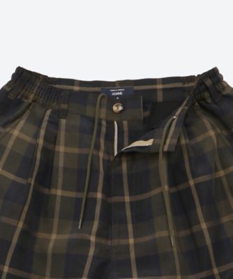 エステル麻ウェザーチェック　パンツ　ＨＯ―Ｐ０３５―０５１