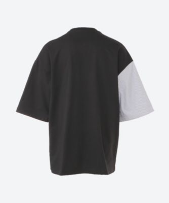 web限定アイテム Tシャツ 綿天竺×多素材MIX HO―T010―051 | COMME トップス