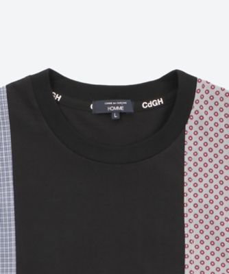 Tシャツ 綿天竺×多素材MIX HO―T010―051 | COMME