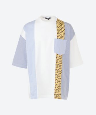 Tシャツ 綿天竺×多素材MIX HO―T010―051 | COMME
