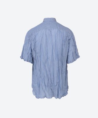 キュプラストライプ製品加工　半袖シャツ　ＨＯ―Ｂ０２０―０５１