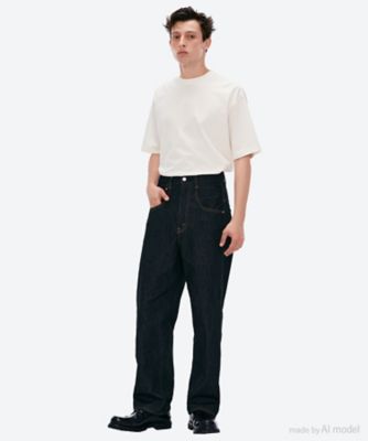 Levi's Junya Watanabe MAN 黒 クロップドパンツ S Junya Watanabe MAN x Levi's ミッドライズ クロップドパンツ