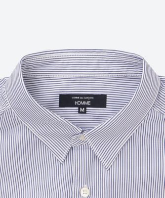 綿ストライプ シャツ HPーB003ー051 | COMME des