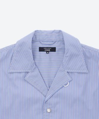 綿ストライプ シャツブルゾン HP－B006－051 | COMME