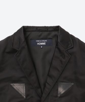 新品未使用tao comme des garçonsナイロンタフタジャケットL COMME des GARCONS HOMME ナイロンタフタ パッチポケット