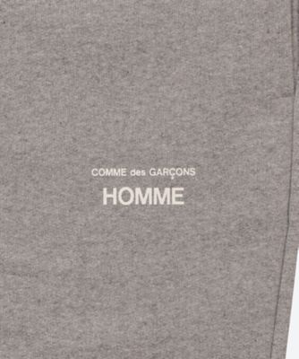 COMME des GARCONS HOMME”ロゴプリント 綿裏毛