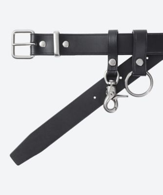 美品 田中オム◎コムデギャルソンオム レザーベルト ブラック ホワイトステッチ 2025年最新】COMME des GARCONS HOMME メンズ ベルトの人気