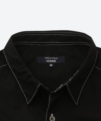 ブラック　コムデギャルソン　長袖ブラウス　綿ブロード　サイズXL 長袖シャツ 0440885151587cl_05?$VS_1500$